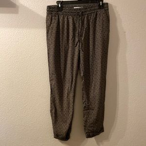 Old Navy geometric print linen pants size medium